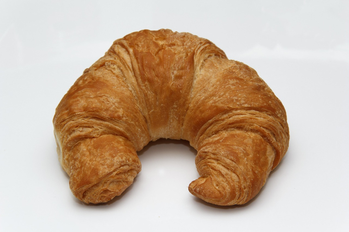 croissant butter closeup elegant